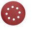 Skole 125 mm Velcro abrasive wheel with holes P36 (pack/100 pcs) DAP-125036