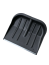 Snow shovel No. 2 460x400mm d 32, plastic (galvanized strip)
