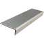 Anti-slip pad on the large corner step (Rubber tread) 1100*305*110 mm, gray