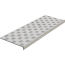 Anti-slip pad on the small corner step (rubber tread) 740x250x30 mm, gray