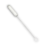 IBZ brush ruff, 300*100 mm, diameter 4 mm, nylon, transparent straight 0.20 mm, shank 1.2 mm