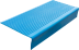 Противоскользящая накладка на ступень средняя угловая (Проступь резиновая) 750х330х100 мм, синяя