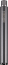 Коронка алмазная Heden 62x450 мм, 1 1/4″ UNC, 6 сегментов, арт. 410.002