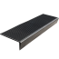 Anti-slip pad on the large corner step (Rubber tread) 1100*305*110 mm, black