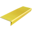 Противоскользящая накладка на ступень большая угловая (Проступь резиновая) 1100*305*110 мм, желтая