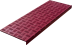 Anti-slip pad on the small corner step (rubber tread) 740x250x30 mm, red
