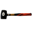 Mallet rubber 227g fiberglass handle, black rubber MegArsenal RH01B008 / MA-43-1 (6)
