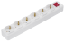 Plug NE-AD 6 sockets with switch, grounded