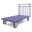 Reinforced TPU platform trolley 10 (800x1800) reinforced wheels d200mm