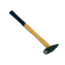 Hammer "SANTOOL" 100 gr German type wooden handle (forged striker)