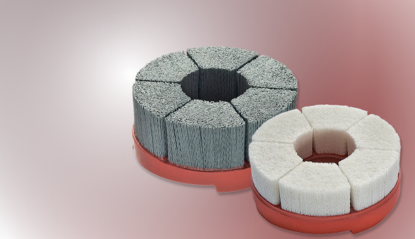 Набивные щётки HFB от LESSMANN: высокоэффективные инструменты для обработки поверхностей.