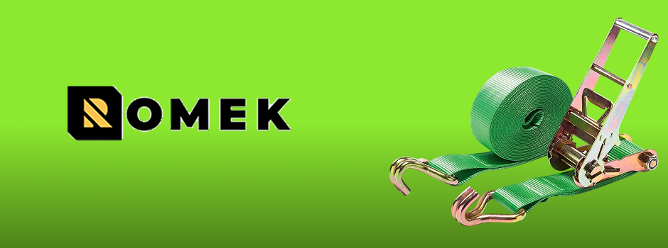 Стяжные ремни Romek. Груз под надёжной защитой!