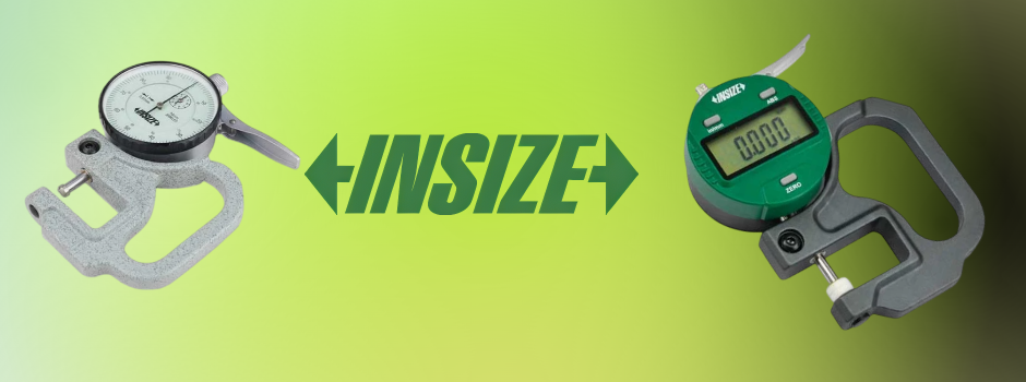 Толщиномеры Insize: цифровые и индикаторные модели для контроля качества на производстве