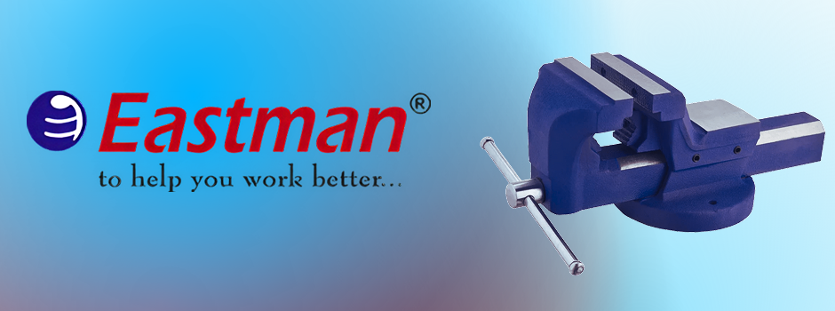 Слесарные поворотные тиски Eastman - надёжность на каждом этапе работы!