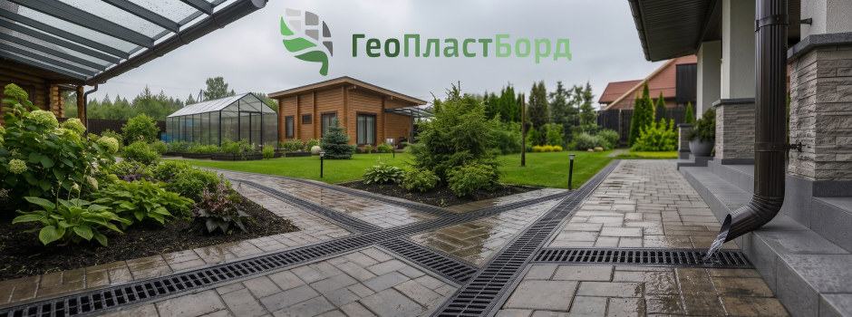 Как защитить садовые дорожки от разрушения: ликбез по водоотведению