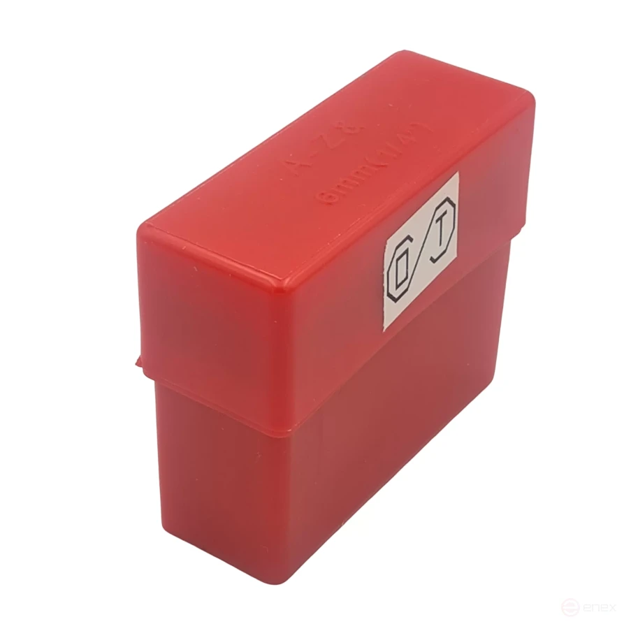 Клеймо буквенное латиница № 6 (комплект 27 шт.) (ОТ)