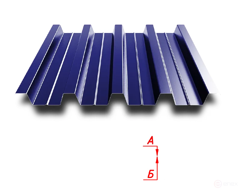 Профлист НС57 750/801 0.5 мм RAL 5002