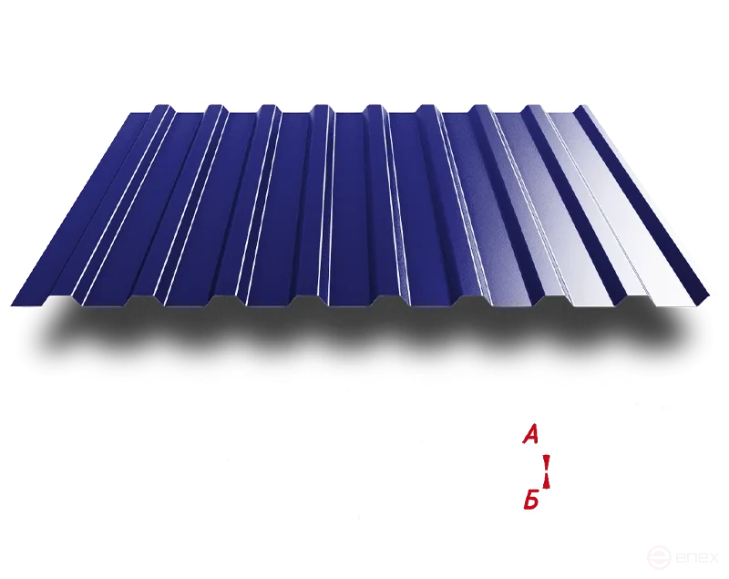 Профлист МП20 1100/1150 0.65 мм RAL 5002