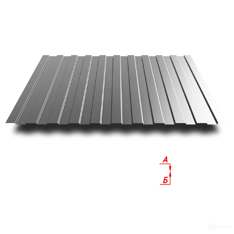 Trapezoidal sheet C8 1150/1200 0.55 mm OTS