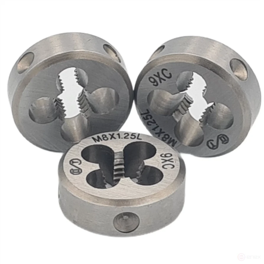 Плашка М 8х1,25 (Ф25) 9ХС 6g левая (ОТ) (1*5)