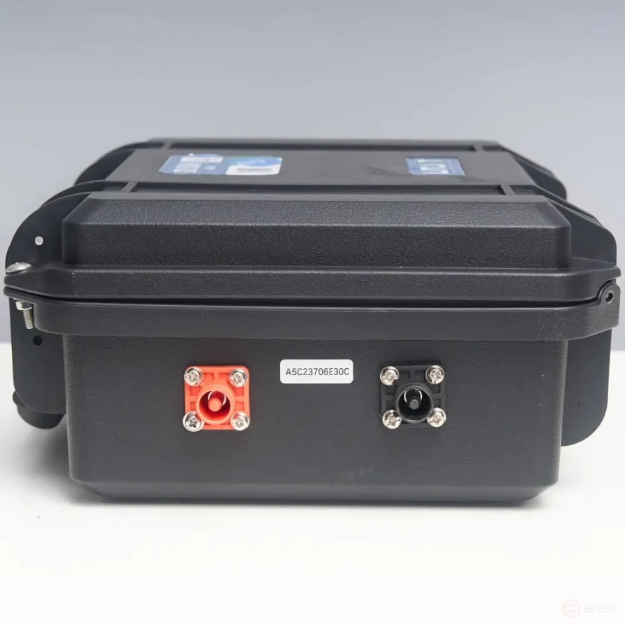 Lithium Traction battery LITJET SMART LiFePO4 12V 50Ah 640Wh with Bluetooth in strongcase