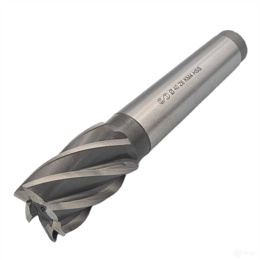 End milling cutter k/xv 40x63x188 z-6 KM4 HSS (FROM)