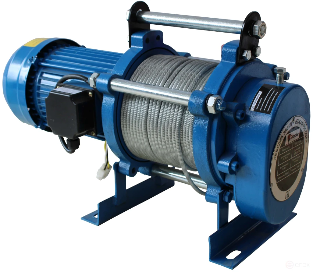 Electric traction stationary winch Shtapler KCD (J) 500/250kg 30/60m 220V