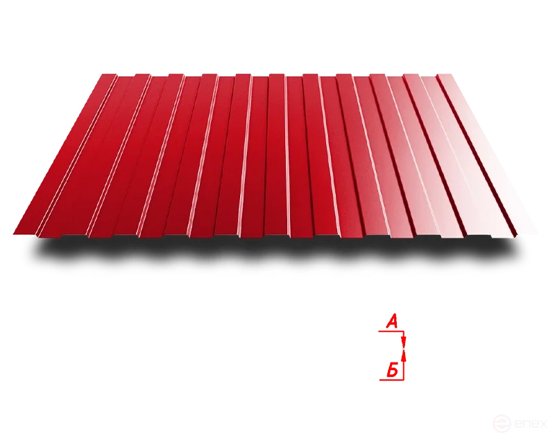 Profiled sheet C8 1150/1200 0.7 mm paintwork
