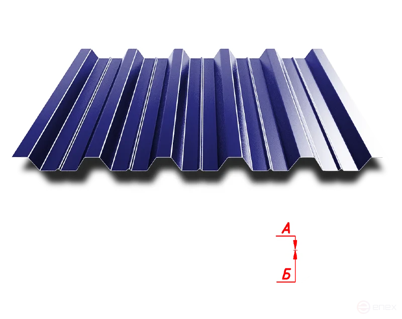 Профлист НС44 1000/1055 0.45 мм RAL 5002