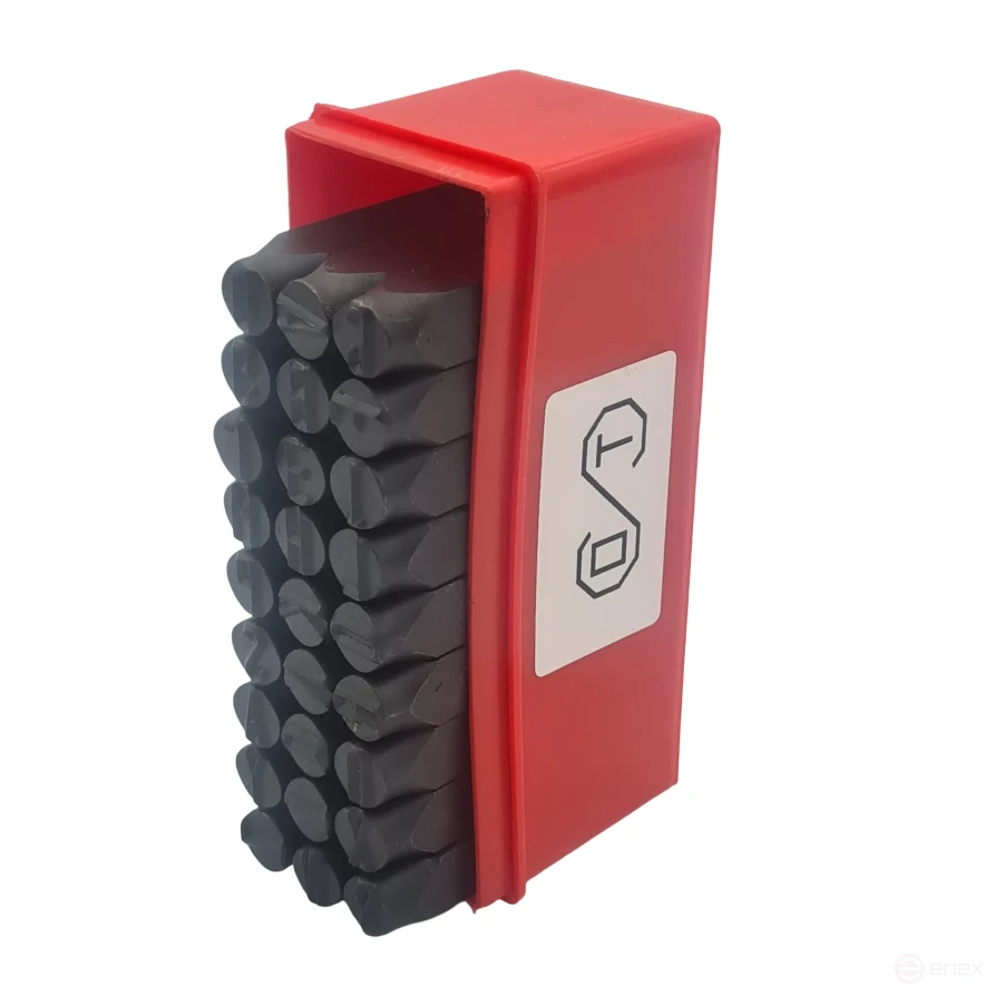 Клеймо буквенное латиница № 10 (комплект 27 шт.) (ОТ)