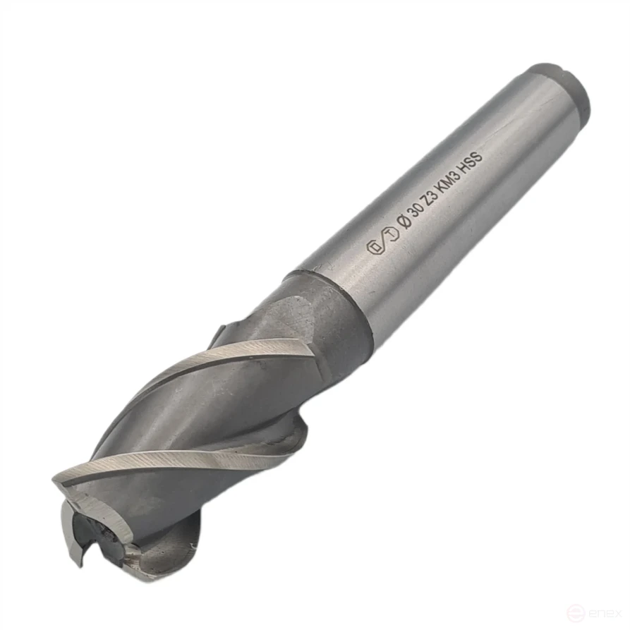 End milling cutter k/xv 30x53x155 z-3 KM3 HSS (FROM)