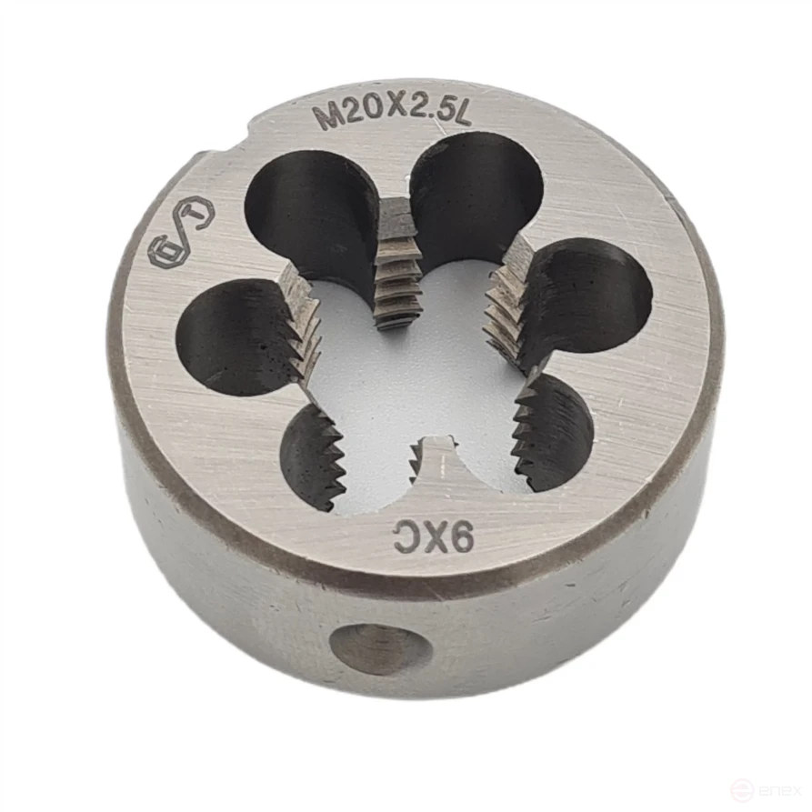 Плашка М 20х2,5 (Ф45) 9ХС 6g левая (ОТ) (1*5)