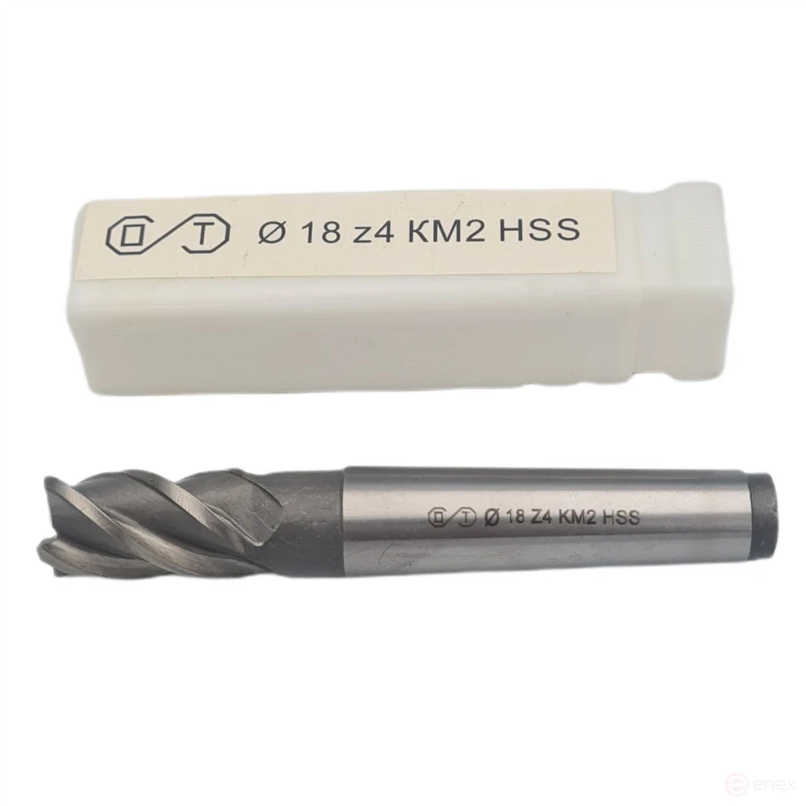 End milling cutter k/xb 18x32x117 z-4 KM2 HSS (FROM)