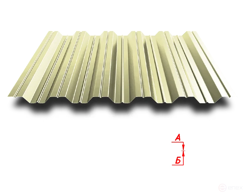 Profile sheet HC35 1000/1060 0.60 mm RAL 1014