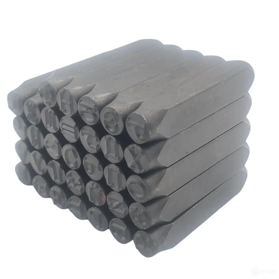 Клеймо буквенное кириллица № 8 (комплект 33 шт.) (ОТ)