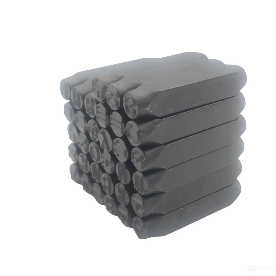 Клеймо буквенное кириллица № 10 (комплект 33 шт.) (ОТ)