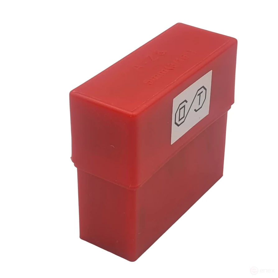 Клеймо буквенное латиница № 5 (комплект 27 шт.) (ОТ)