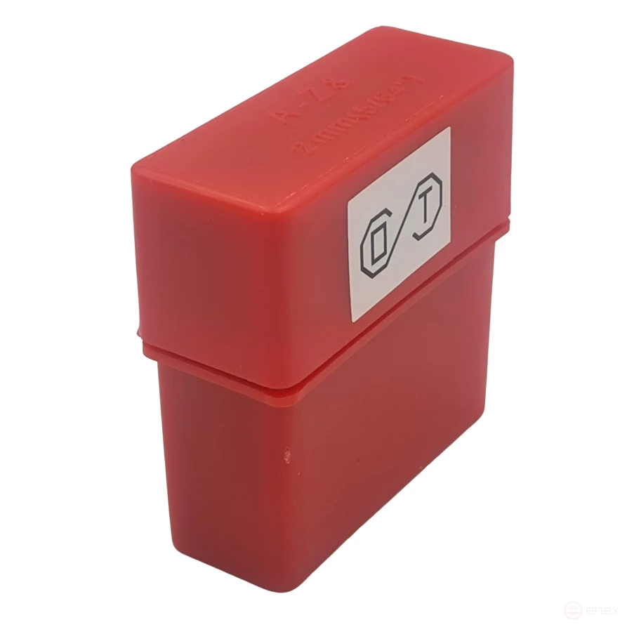 Клеймо буквенное латиница № 2 (комплект 27 шт.) (ОТ)