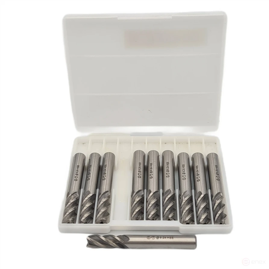 Фреза концевая ц/хв 8х19х63 z-4 HSS (ОТ) (1*10)