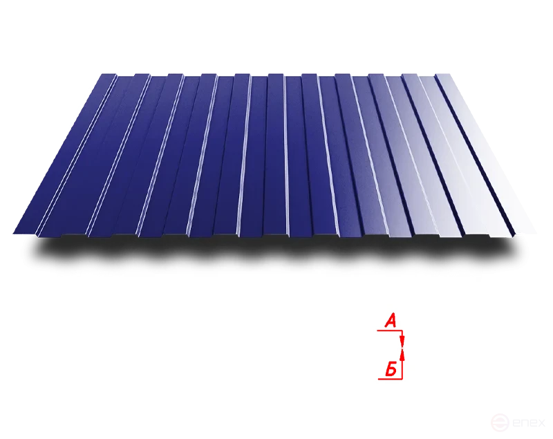 Профлист С8 1150/1200 0.35 мм RAL 5002