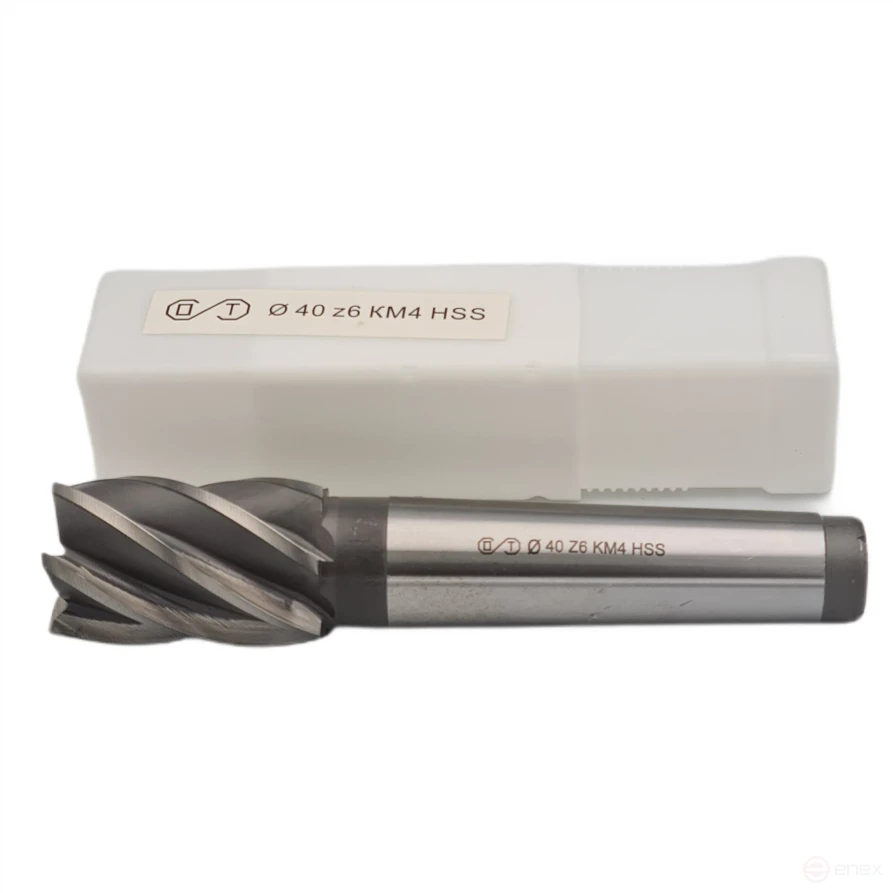 End milling cutter k/xv 40x63x188 z-6 KM4 HSS (FROM)