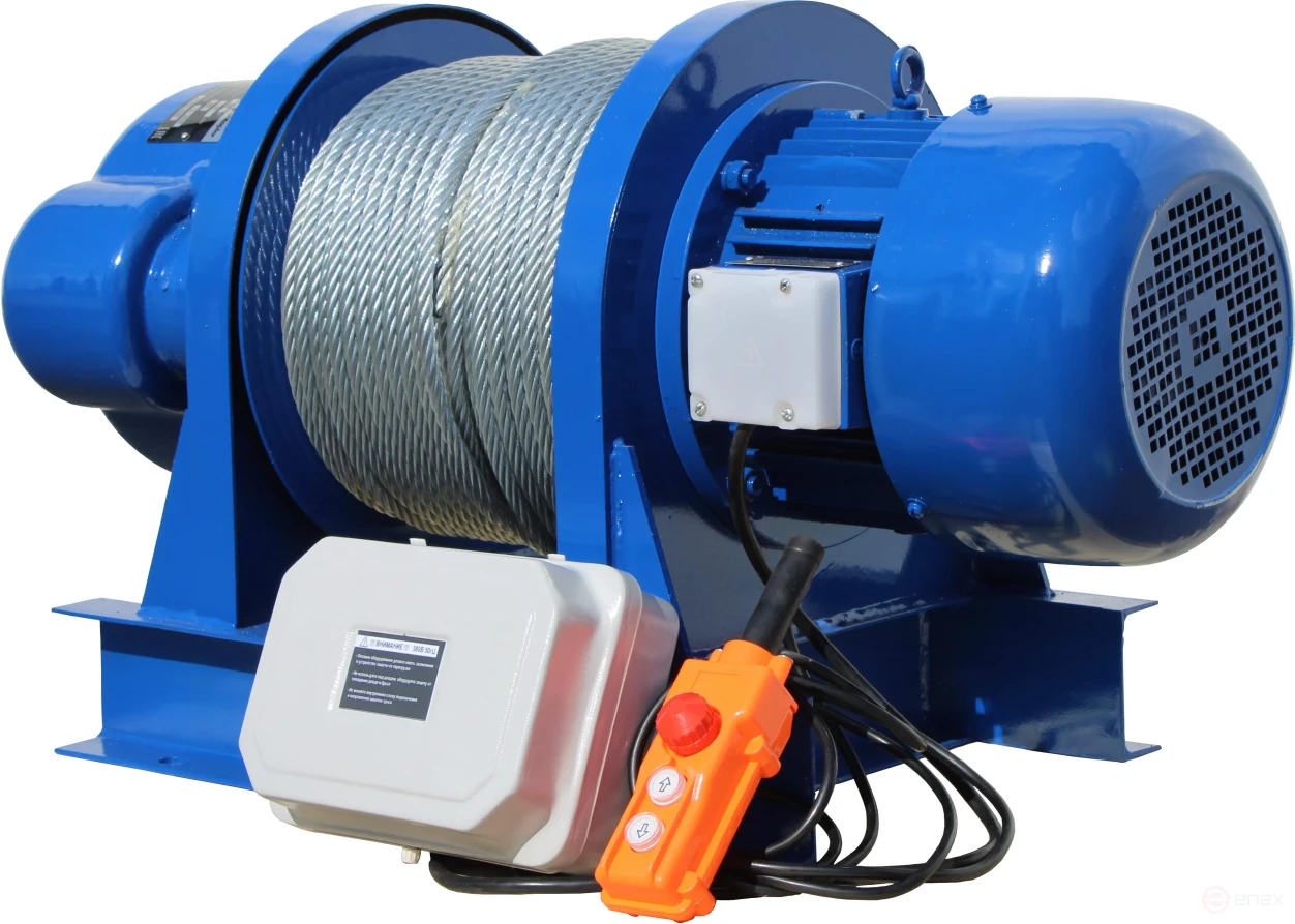 Electric traction stationary winch Shtapler KDJ (J) 2000/1000kg 35/70m 380V