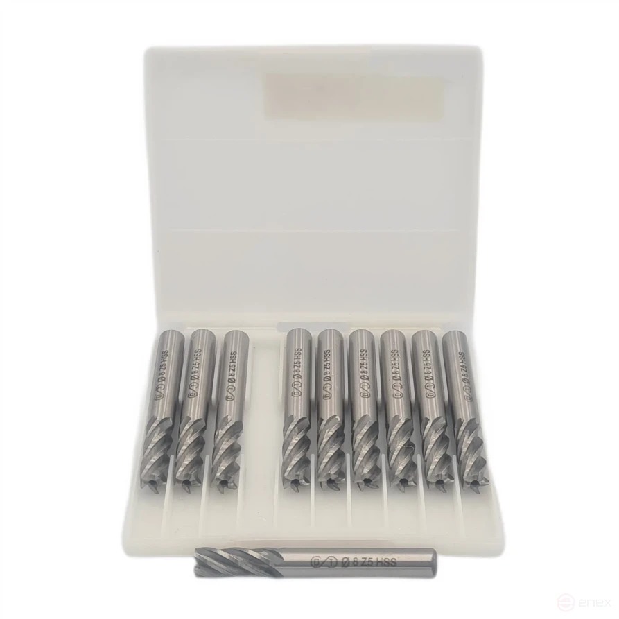 Фреза концевая ц/хв 8х19х63 z-5 HSS (ОТ) (1*10)