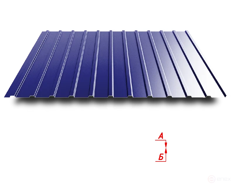 Профлист С10 1100/1160 0.65 мм RAL 5002