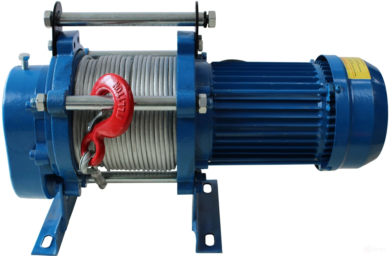 Electric traction stationary winch Shtapler KCD (J) 1000/500kg 35/70m 380V