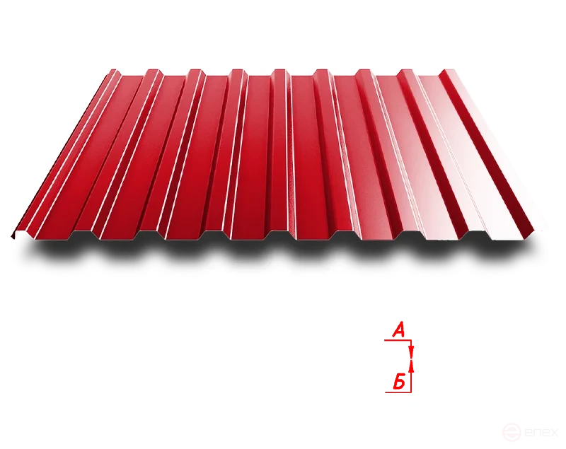 Trapezoidal sheet C20R 1100/1150 0.5 mm paintwork