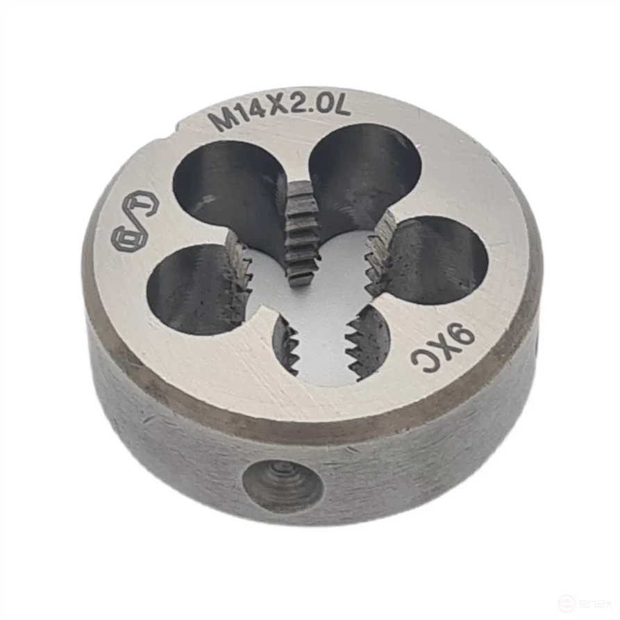 Плашка М 14х2,0 (Ф38) 9ХС 6g левая (ОТ) (1*5)