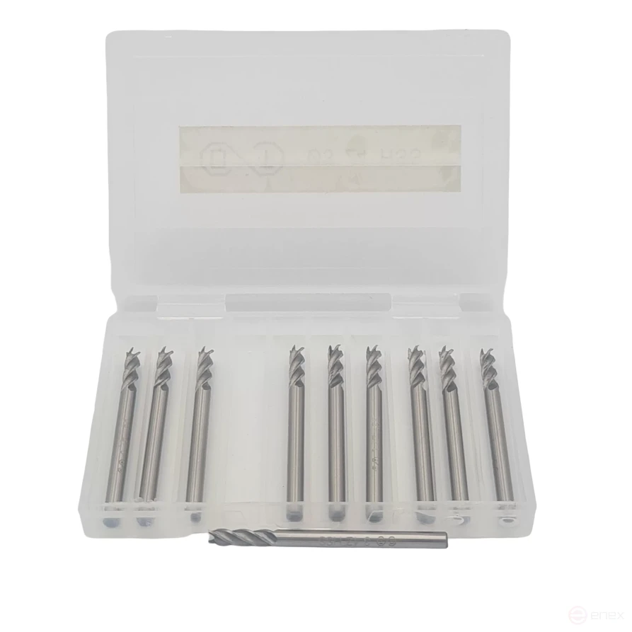 Фреза концевая ц/хв 3х8х40 z-4 HSS (ОТ) (1*10)