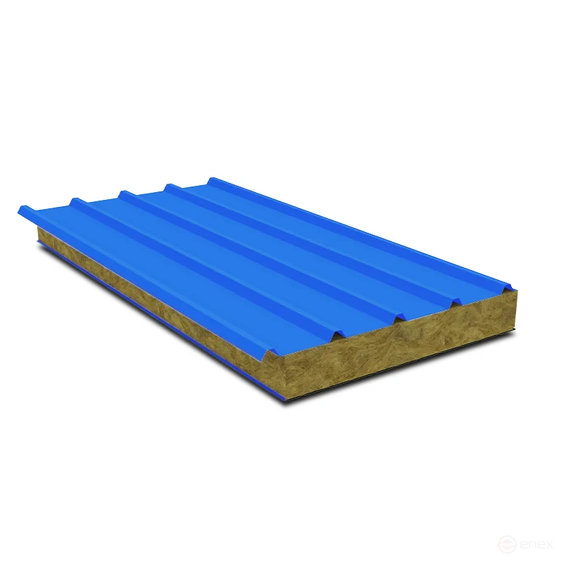 Sandwich panel roofing 180 mm mineral wool