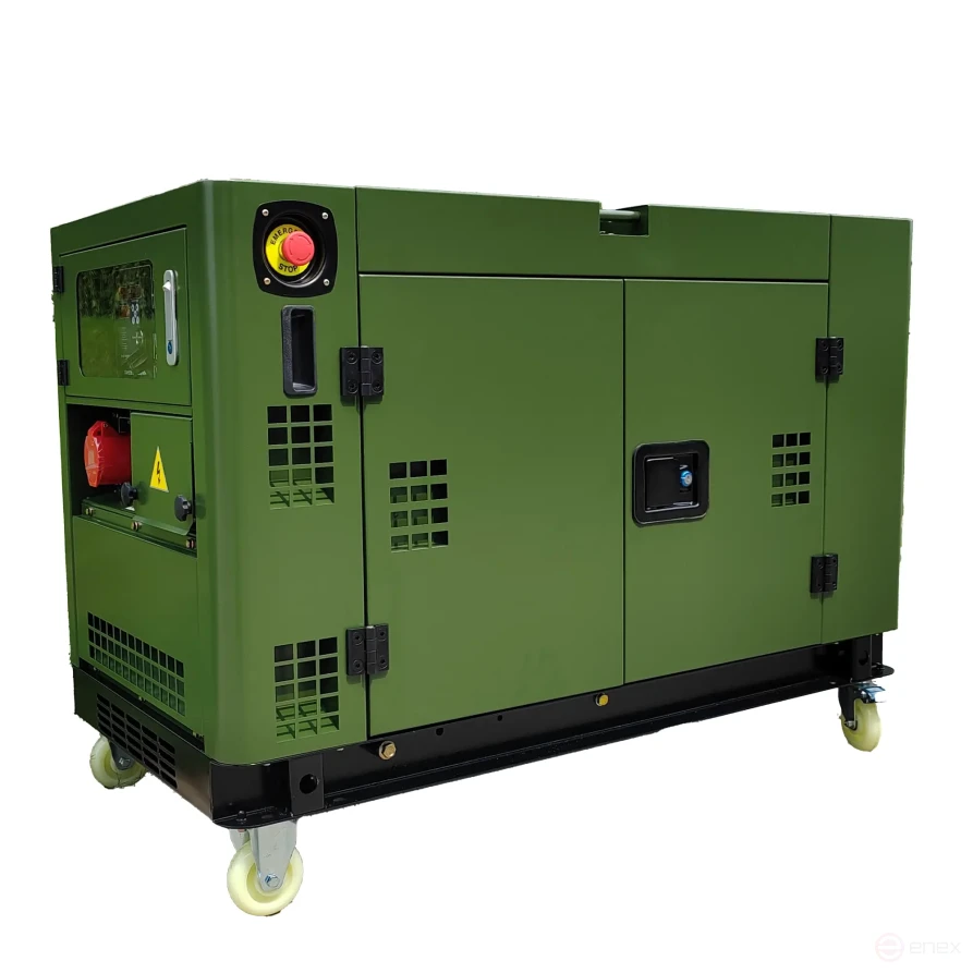 Industrial Komandarm 11.0 kW MLD-14000EA3 generator in a noise-proof casing